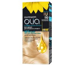Фарба для волосся Garnier Olia, відтінок 110 (натуральний ультраблонд), 112 мл (C6264000)