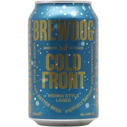 Пиво BrewDog Cold Front, бурштинове, 4,5%, з/б, 0,33 л