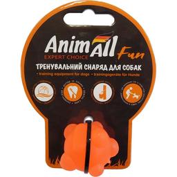 Игрушка для собак AnimAll Fun AGrizZzly Шар молекула оранжевая 3 см