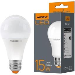 Світлодіодна лампа LED Videx A65e 15W E27 4100K (VL-A65e-15274)