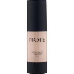 Тональна основа Note Cosmetique Detox And Protect Foundation відтінок 103 (Pale Almond) 30 мл