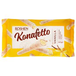 Трубочки вафельні Roshen Konafetto з ванільною начинкою 140 г (843963)