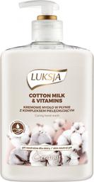 Жидкое крем-мыло Luksja Cotton Milk Provitamin B5, с дозатором, 500 мл