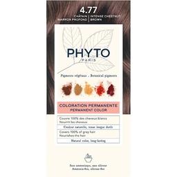 Крем-фарба для волосся Phyto Phytocolor, відтінок 4.77 (шатен, темний каштановий), 112 мл (РН10019)