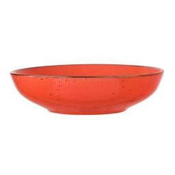 Тарелка суповая Ardesto Bagheria Warm apricot, 20 см, красный (AR2920CGC)