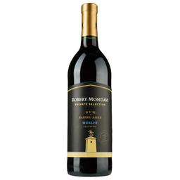 Вино Robert Mondavi Rum Barrel Aged Merlot, красное, сухое, 14,5%, 0,75л (90480)