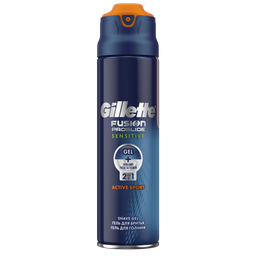 Гель для гоління Gillette Fusion ProGlide Sensitive Active Sport, 170 мл