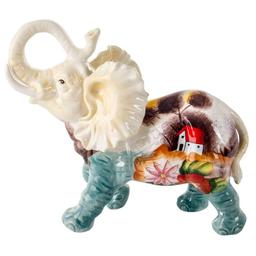 Фигурка декоративная Lefar Слон, 22 см, разноцветный (59-088)