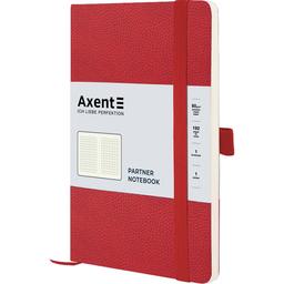 Книга записная Axent Partner Soft Skin A5- в клеточку 96 листов красная (8616-06-A)