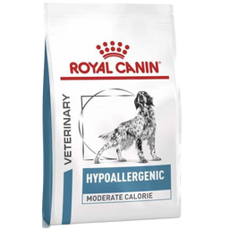 Сухой диетический корм для собак Royal Canin Hypoallergenic Moderate Calorie склонных к избыточному весу, при нежелательной реакции на корм, 14 кг (3964140)