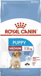 Сухий корм Royal Canin Medium Puppy для цуценят середніх порід, з м'ясом птиці і кукурудзою, 4 кг