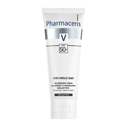 Захисний денний крем для шкіри обличчя та тіла з Вітіліго Pharmaceris V Vity-melo, 75 мл (E1670)
