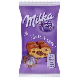 Бисквит Milka Milk and Choc с молочной начинкой 35 г
