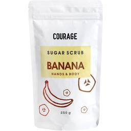 Сахарный скраб для рук и тела Courage Sugar Scrub Banana 250 г