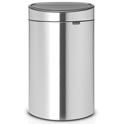 Бак для мусора Brabantia Touch Bin, 40 л, серебристый (114809)