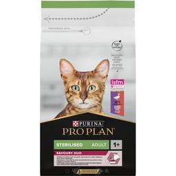 Сухой корм для стерилизованных кошек Purina Pro Plan Sterilised, с уткой и печенью, 1,5 кг (12384808)