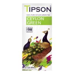 Чай зелений Tipson S&T, 25 пакетиків, 37,5 г (726006)