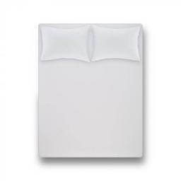 Простыня на резинке с наволочкой Penelope Laura white, 200х100+70х50 см, хлопок, белый (svt-2000022277860)