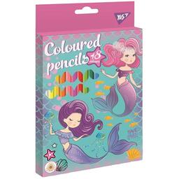 Олівці кольорові Yes Mermaid, 18 кольорів (290599)