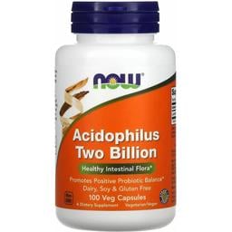 Ацидофілін Now Foods Acidophilus 2 млрд 100 рослинних капсул