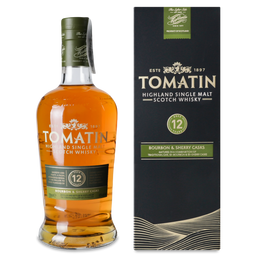 Виски Tomatin 12 yо Single Malt Scotch Whisky 43% 0.7 л