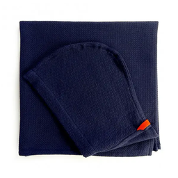 Полотенце с капюшоном Ekobo Bambino Kids' Hooded Towel, 70х140 см, темно-синий (68883)