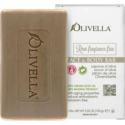 Мило для обличчя та тіла Olivella для чутливої шкіри, на основі оливкової олії, без запаху, 100 г