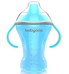 Чашка-непроливайка BabyOno Natural Nursing з твердим носиком, 260 мл, блакитний (1457)