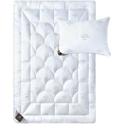 Набір Ideia Super Soft Classic: ковдра, 140х200 см + подушка, 50х70 см, білий (8000035234)