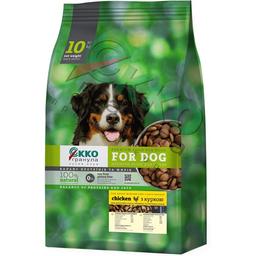 Сухий корм для дорослих собак Екко-гранула, з куркою, чотирилисник, 10 кг