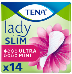 Урологічні прокладки Tena Lady Slim Ultra Mini, 14 шт.