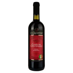 Вино La Cacciatora Rosso, червоне, напівсолодке, 0,75 л