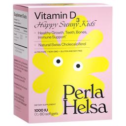 Витамин D3 1000 IU Perla Helsa Happy Sunny Kids 60 капсул