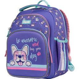 Рюкзак шкільний 1 Вересня S-106 Corgi, фіолетовий (552285)