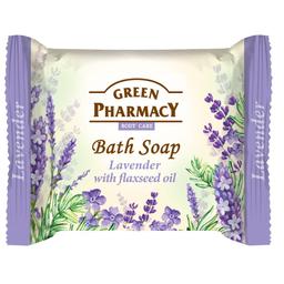 Мыло Зеленая Аптека Bath soap Lavender with flaxseed oil, 100 г