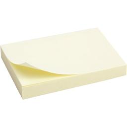 Блок паперу з клейким шаром Axent 50x75 мм 100 аркушів, жовтий (2312-01-A)