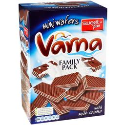Міні-вафлі Varna Sweet Plus Family Pack з молочним кремом 260 г