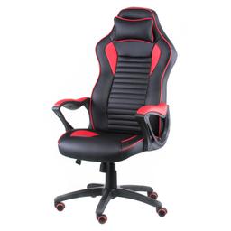 Офісне крісло Special4you Nero чорне з червоним (E4954)