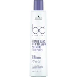 Шампунь для глубокого очищения Schwarzkopf Professional BC Bonacure Сlean Balance Deep Cleansing Shampoo 250 мл