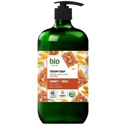 Крем-мило Bio Naturell Honey&Milk Creamy soap with Pump, 946 мл