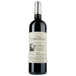 Вино Chateau Carcenac Rouge 2020 AOP Gaillac, красное, сухое, 0,75 л