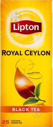 Чай черный Lipton Royal Ceylon байховый, 25 пакетиков (683763)