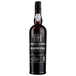 Вино Henriques&Henriques Madeira 5yo Finest Medium Dry, біле, напівсухе, 19%, 0,5 л