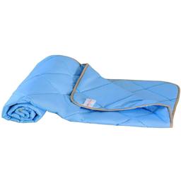 Одеяло шерстяное MirSon Valentino № 0336, летнее, 155x215 см, голубое