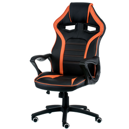 Геймерское кресло Special4you Game черное с оранжевым (E5395)