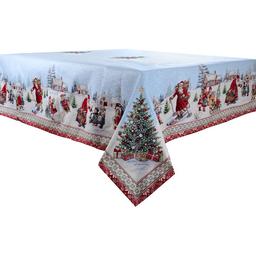 Скатерть новогодняя Lefard Home Textile Hiver гобеленовая с люрексом, 240х140 см (716-042)