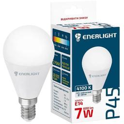 Светодиодная лампа Enerlight P45, 7W, 4100K, E27 (P45E147SMDNFR)