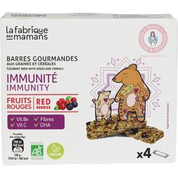Батончик насіннєвий La fabrique des mamans Імунітет з червоними ягодами органічний 144 г (4 шт. х 36 г)