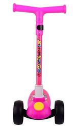 Самокат Daddychild 009T-Pink, с подсветкой колес, розовый (HD-009T-Pink)