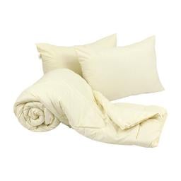 Одеяло c подушкой Руно, силиконовые, 172х205 см, 50х70 см, молочный (172.52СЛБ_Молочний)